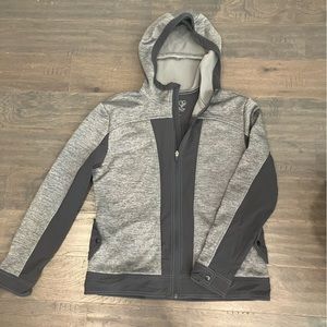 Kuhl Mountain Culture Climb Hike Camp Grey Full Zip Jacket Kashmira Large